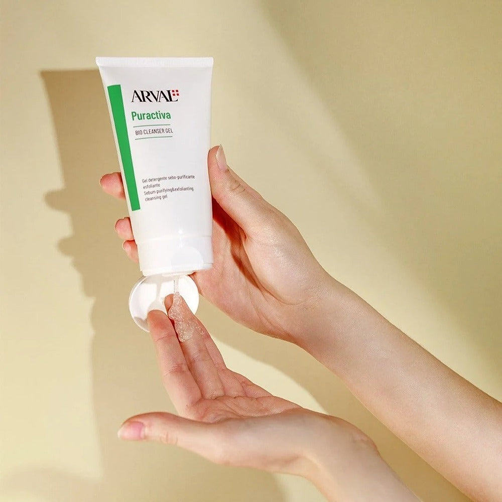 Arval Puractiva Bio Cleanser Gel - Gel Detergente Sebo-Purificante Esfoliante