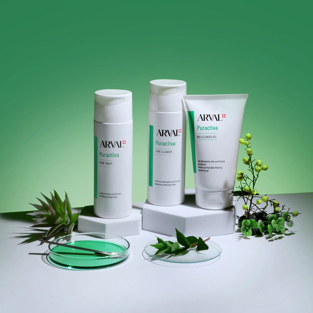 Arval Puractiva Bio Cleanser Gel - Gel Detergente Sebo-Purificante Esfoliante