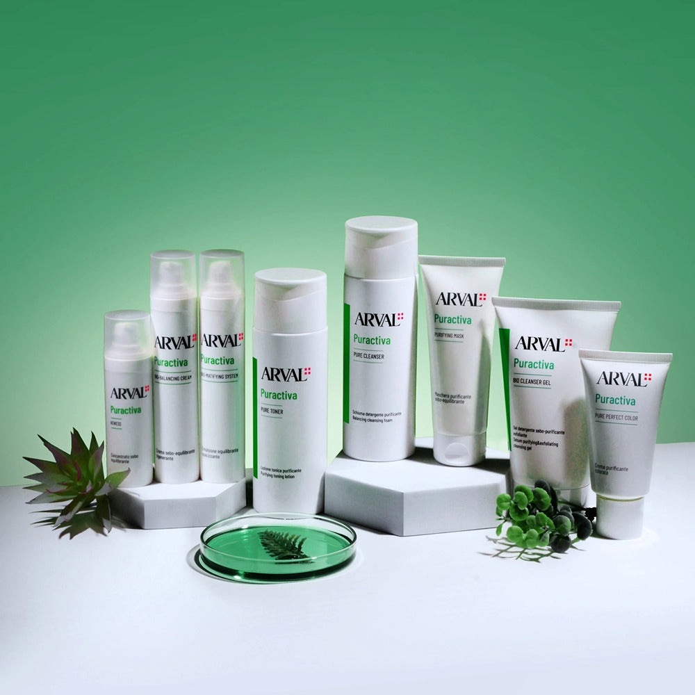 Arval Puractiva Bio Cleanser Gel - Gel Detergente Sebo-Purificante Esfoliante