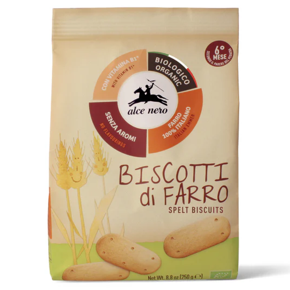 Alce Nero Biscotti Di Farro Biologici