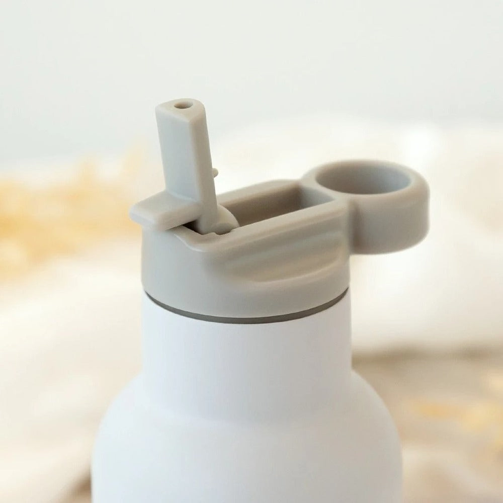 Kiokids Bottiglia In Acciaio Inox 350ml Grigia