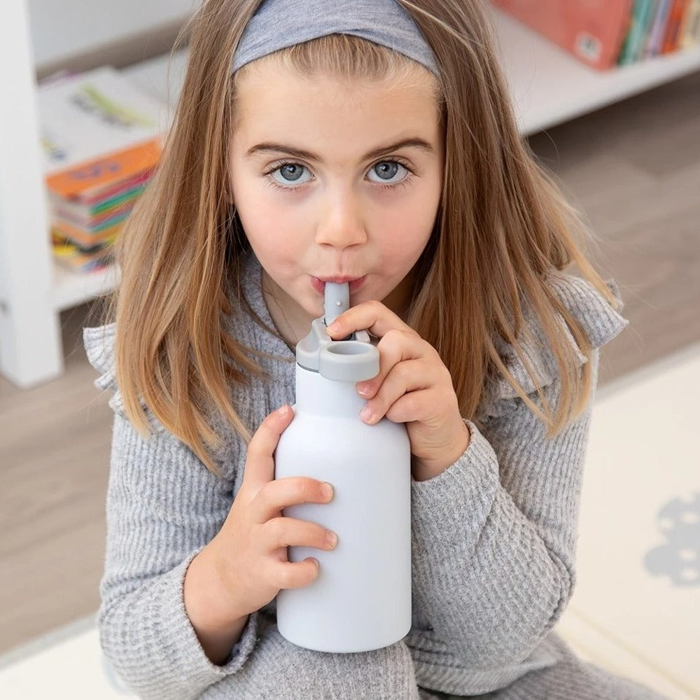 Kiokids Bottiglia In Acciaio Inox 350ml Grigia