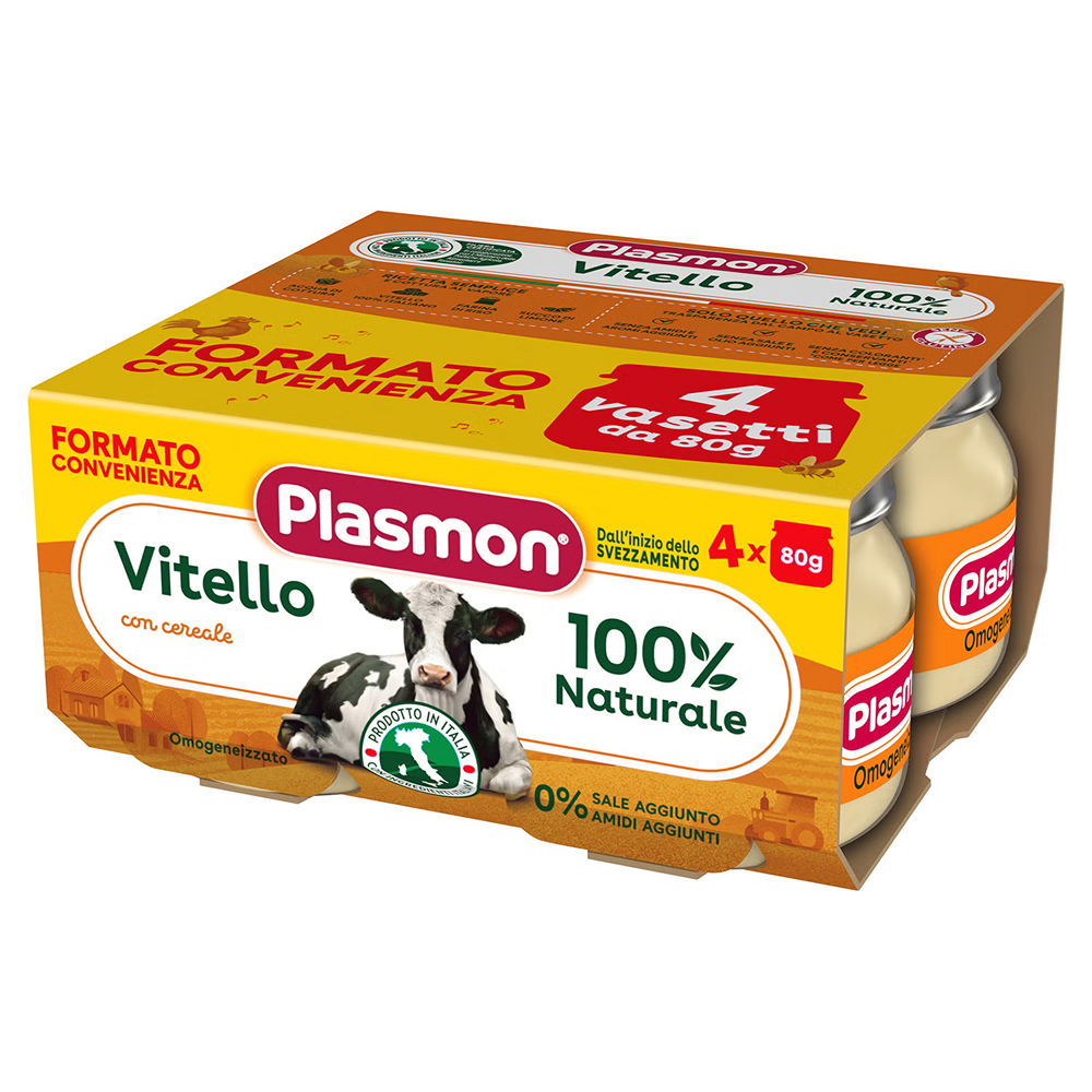 Plasmon Omogeneizzato Vitello 4x80 gr