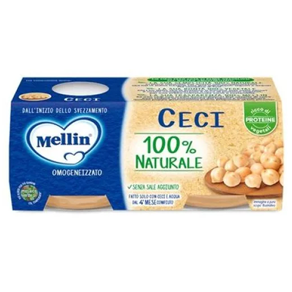 Mellin Omogeneizzato Ceci 2x80 gr
