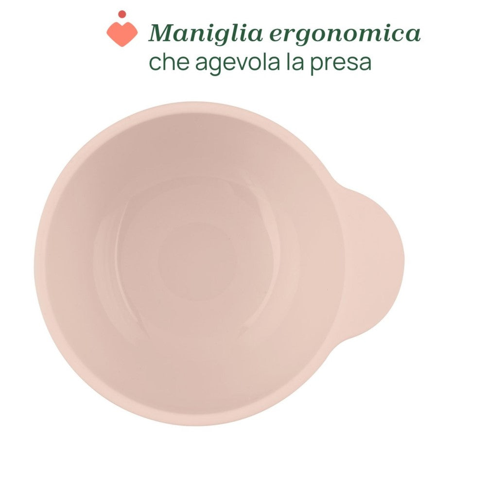 Chicco Easy Bowl Ciotola In Silicone Con Ventosa Rosa 6+ Mesi