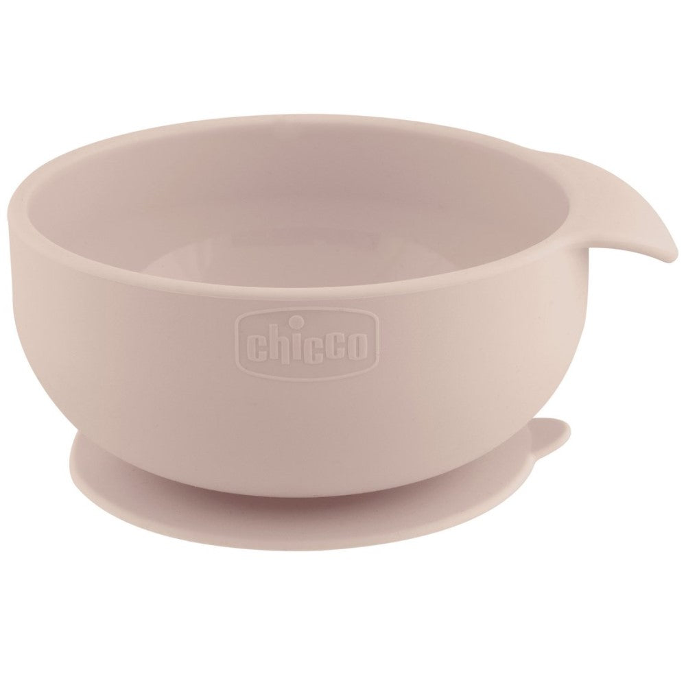 Chicco Easy Bowl Ciotola In Silicone Con Ventosa Rosa 6+ Mesi