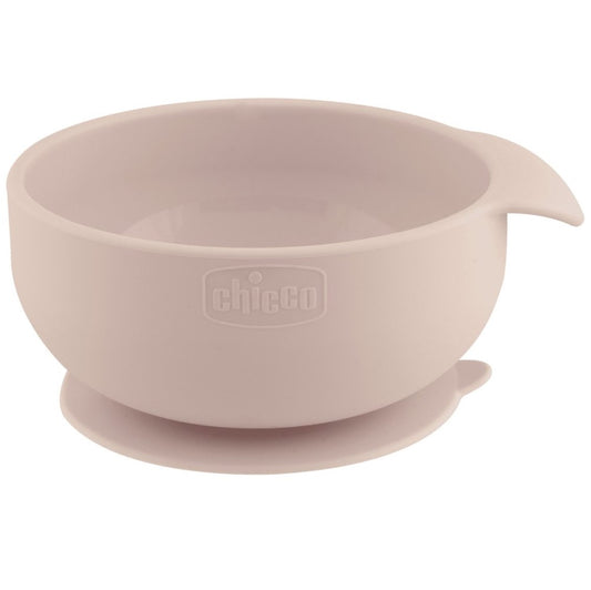 Chicco Easy Bowl Ciotola In Silicone Con Ventosa Rosa 6+ Mesi