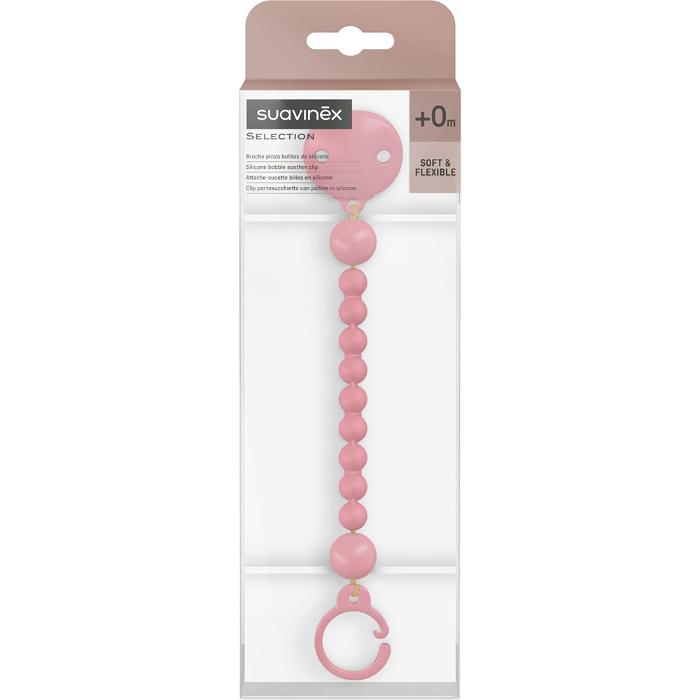 Suavinex Colour Essence Clip Portaciuccio In Silicone 0+ Mesi