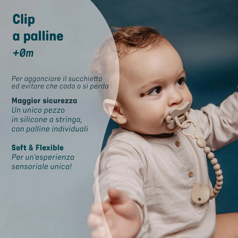 Suavinex Colour Essence Clip Portaciuccio In Silicone 0+ Mesi