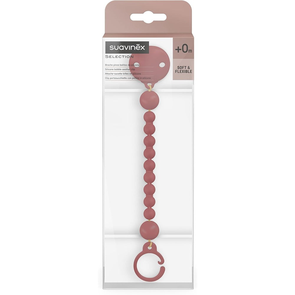 Suavinex Colour Essence Clip Portaciuccio In Silicone 0+ Mesi