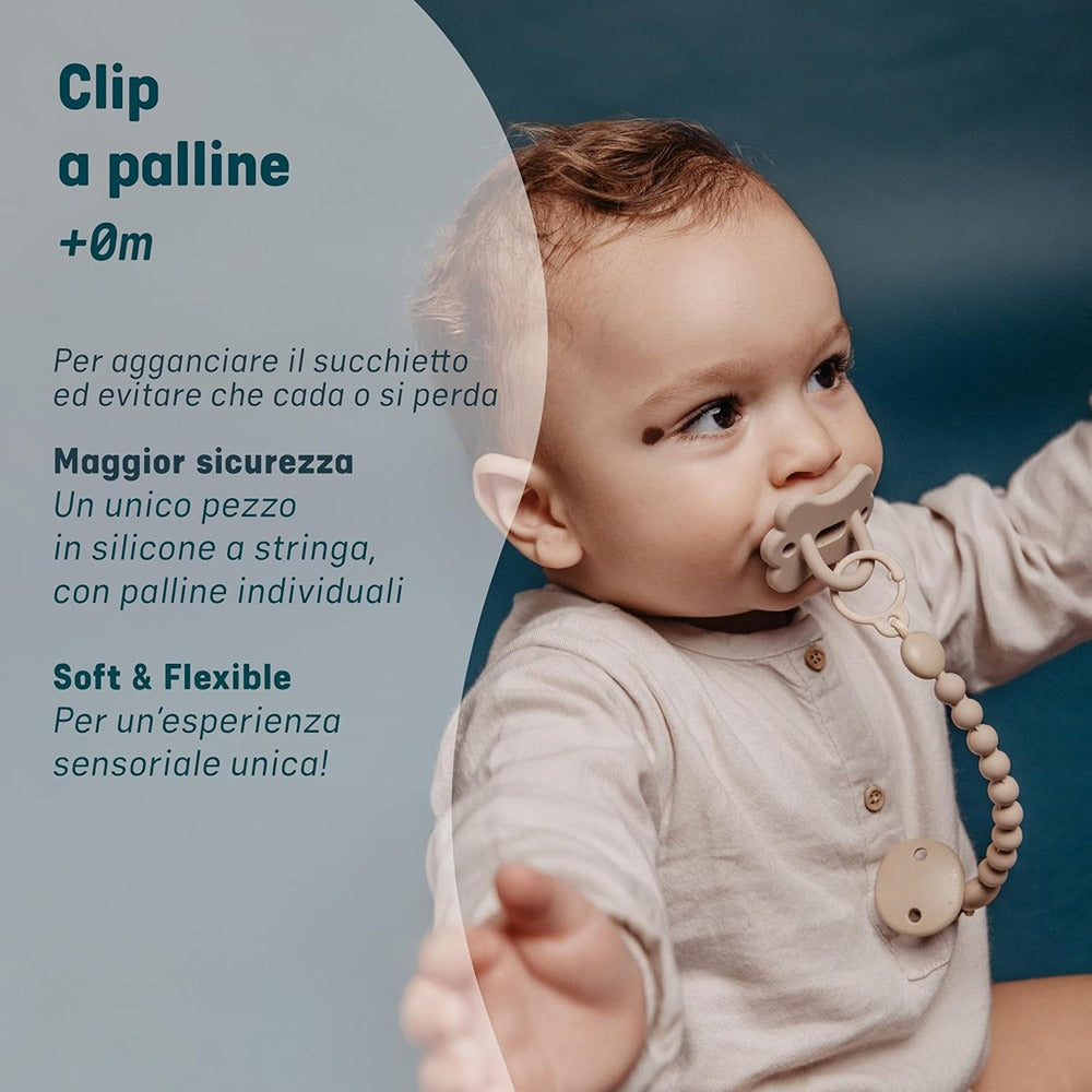 Suavinex Colour Essence Clip Portaciuccio In Silicone 0+ Mesi
