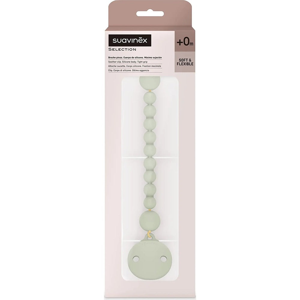 Suavinex Colour Essence Clip Portaciuccio In Silicone 0+ Mesi