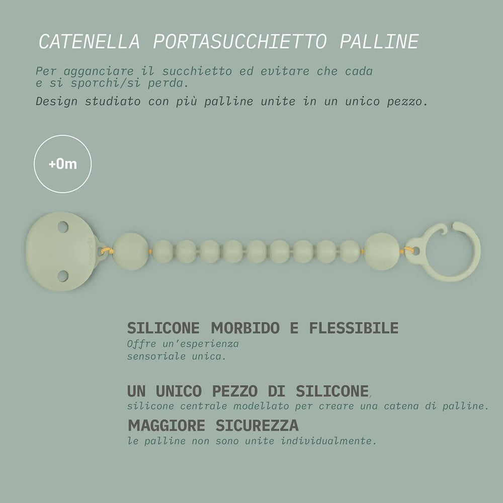 Suavinex Colour Essence Clip Portaciuccio In Silicone 0+ Mesi