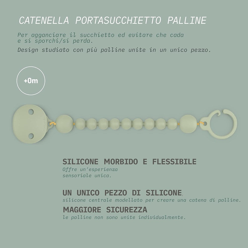 Suavinex Colour Essence Clip Portaciuccio In Silicone 0+ Mesi