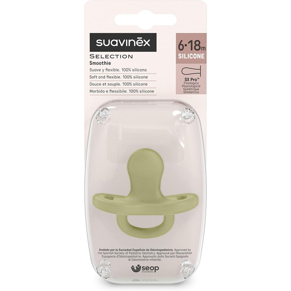 Suavinex Colour Essence Succhietto In Silicone Tettarella Fisiologica Sx Pro 0-6 Mesi