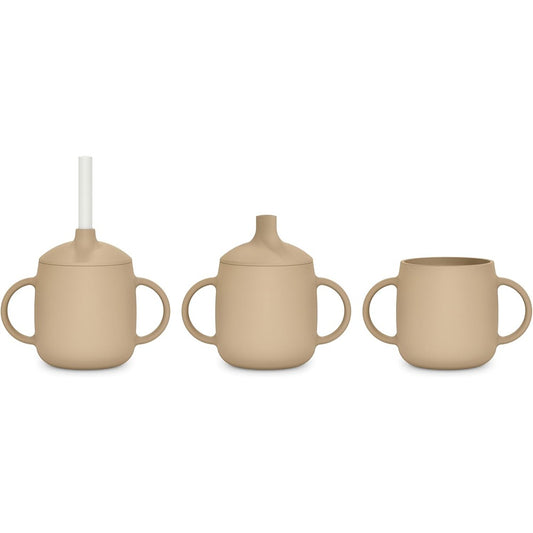 Suavinex Colour Essence Tazza Evolutiva 3 In 1 In Silicone Beige 6+ Mesi