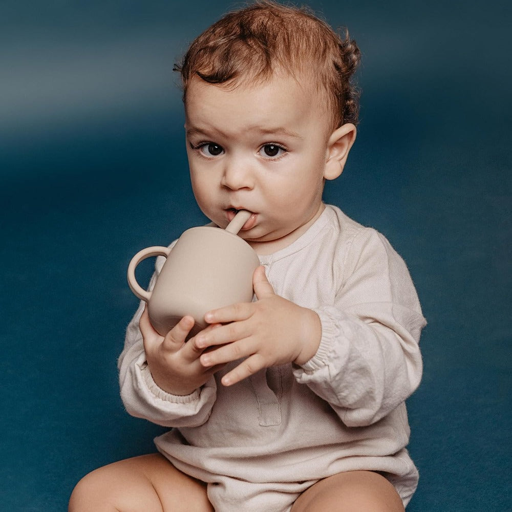 Suavinex Colour Essence Tazza Evolutiva 3 In 1 In Silicone Beige 6+ Mesi