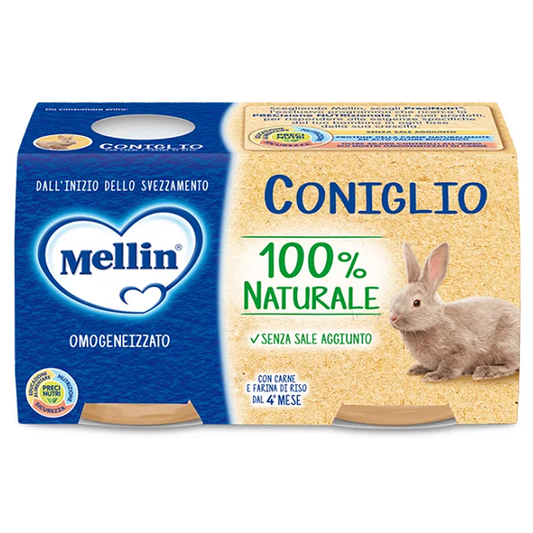 Mellin Omogeneizzato Coniglio 2x120 gr