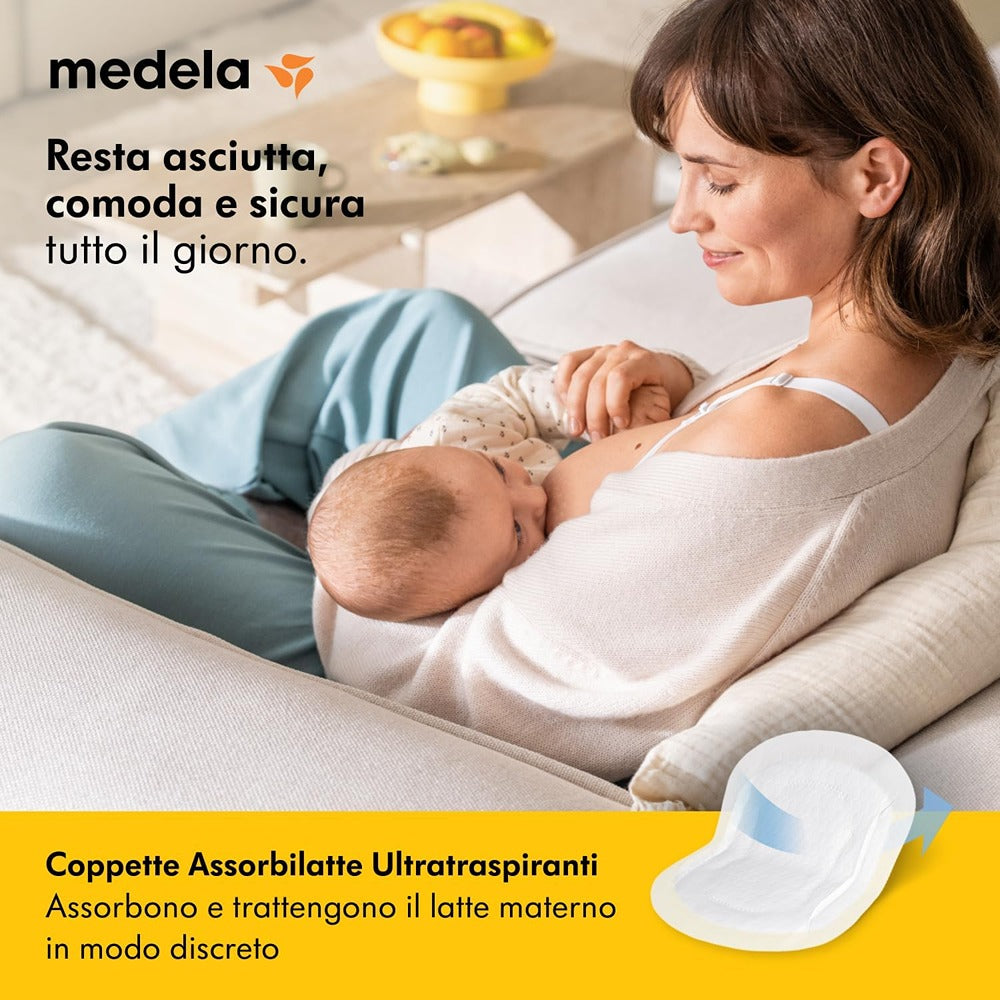 Medela Coppette Assorbilatte Ultratraspiranti 30 Pezzi