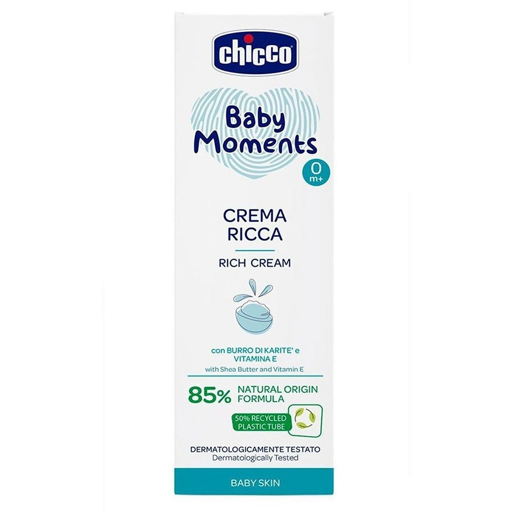 Chicco Baby Moments Crema Ricca 100 ml