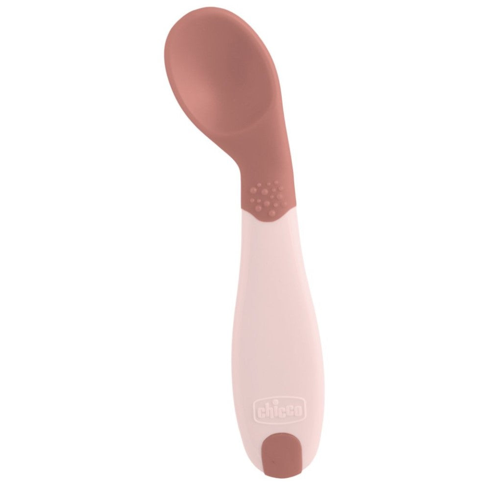 Chicco Primo Cucchiaio Angolato Rosa 8+ Mesi