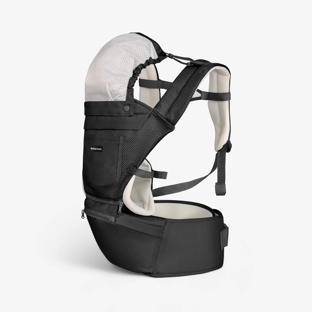 KikkaBoo Marsupio 3 In 1 Chloe Nero