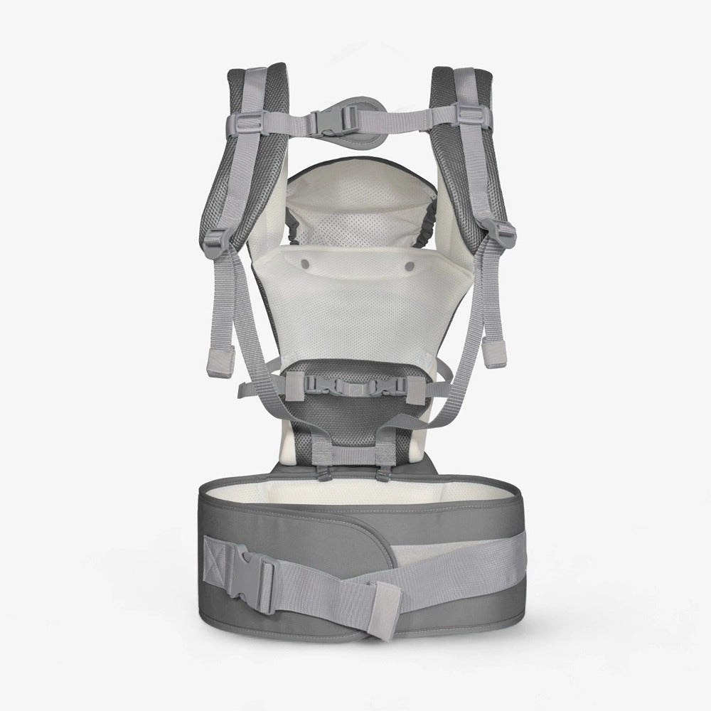 KikkaBoo Marsupio 3 In 1 Chloe Grigio