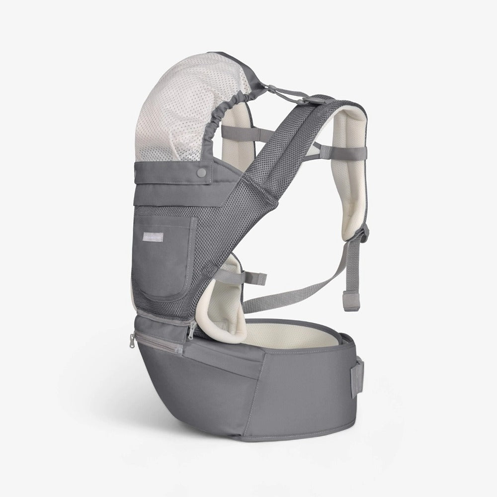 KikkaBoo Marsupio 3 In 1 Chloe Grigio