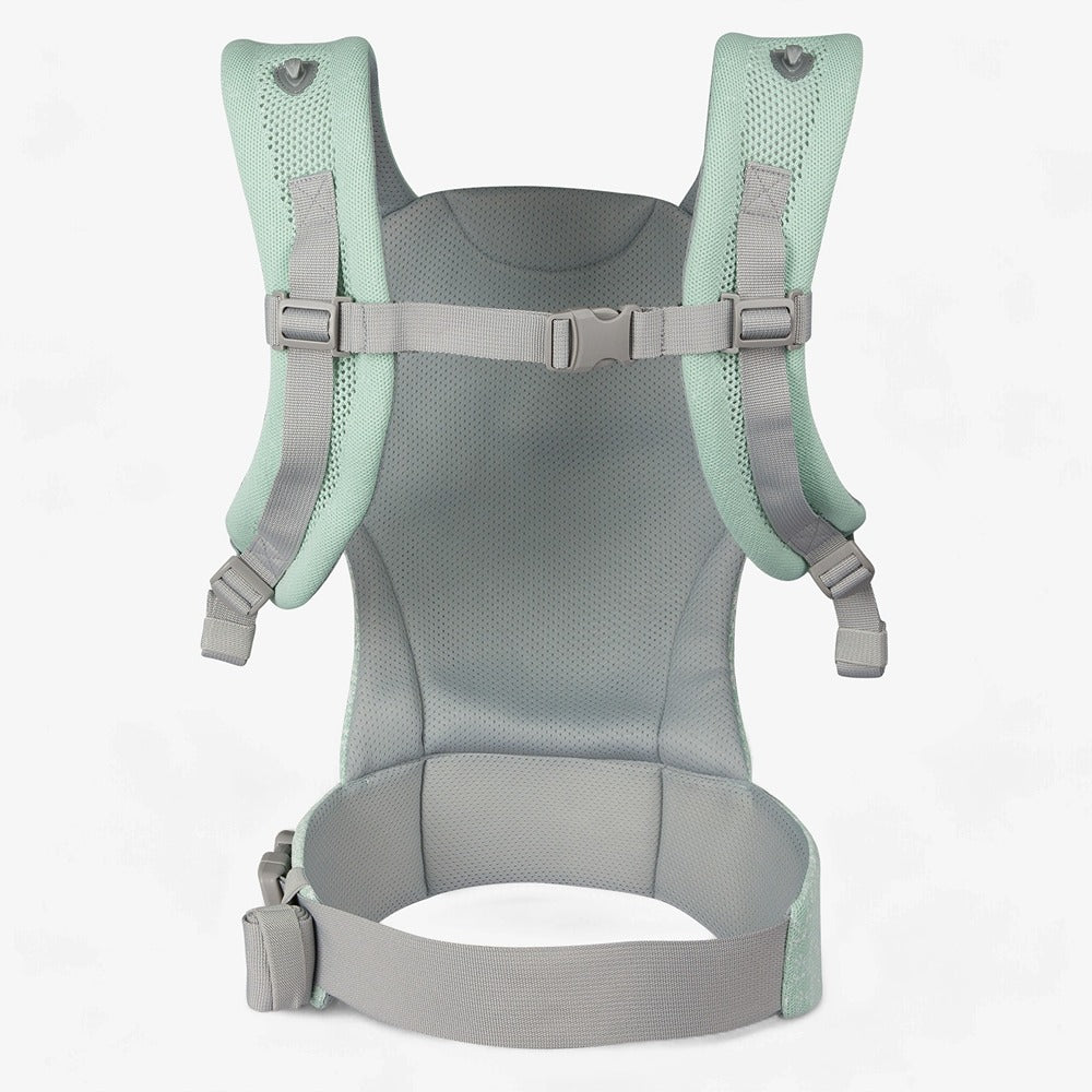 KikkaBoo Marsupio In Tessuto Con Cappuccio Hoody Menta