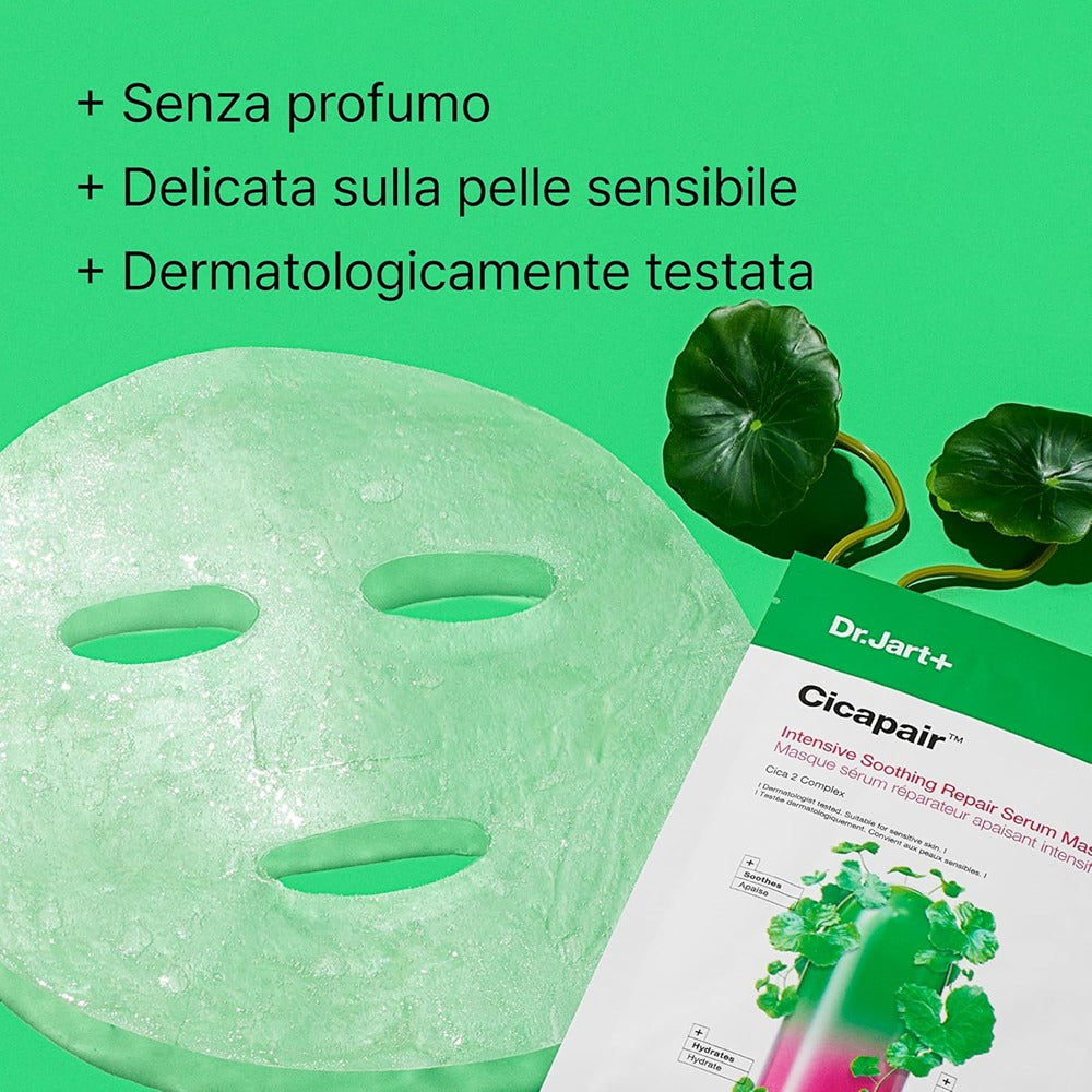 Dr.Jart+ Cicapair Intensive Soothing Repair Serum Mask - Maschera Siero Riparatrice Lenitiva Intensiva