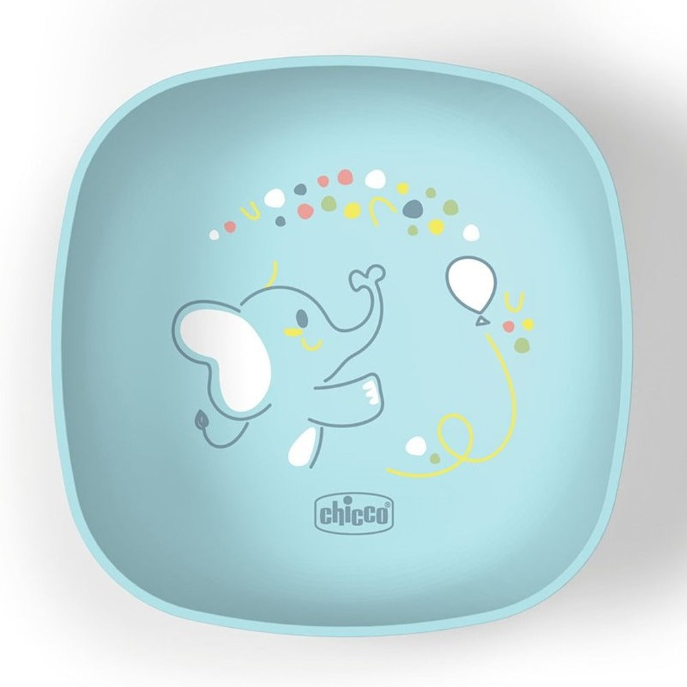 Chicco Ciotola Con Coperchio In Silicone Azzurro 6+ Mesi