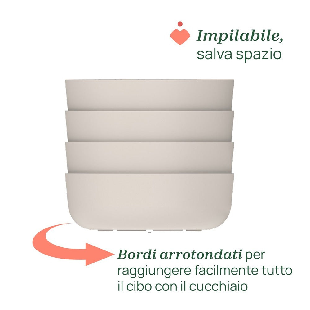 Chicco Ciotola Con Coperchio In Silicone Azzurro 6+ Mesi