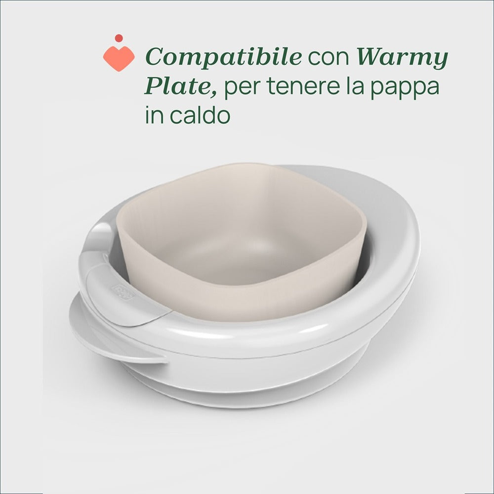 Chicco Ciotola Con Coperchio In Silicone Azzurro 6+ Mesi