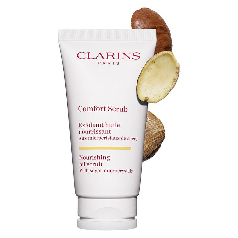 Clarins Comfort Scrub - Olio Esfoliante Nutriente Con Microcristalli Di Zucchero