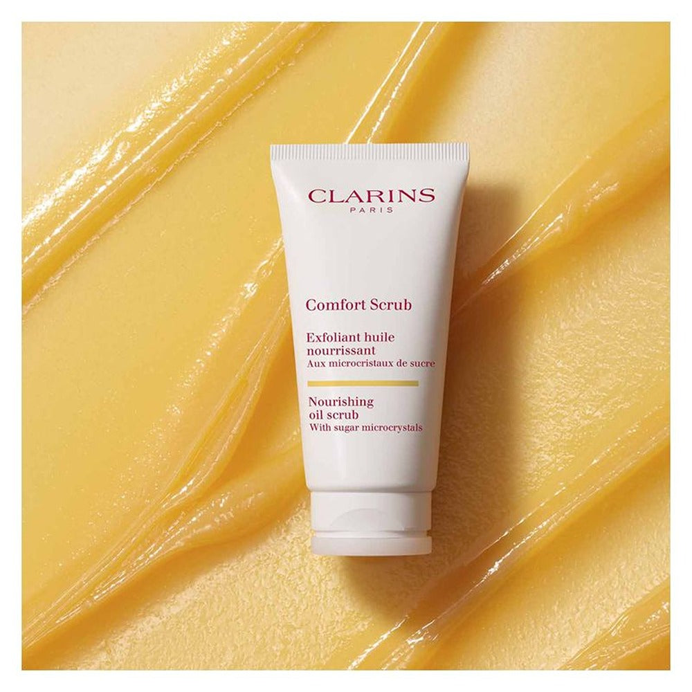 Clarins Comfort Scrub - Olio Esfoliante Nutriente Con Microcristalli Di Zucchero
