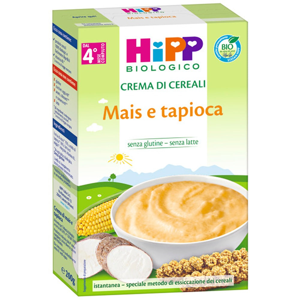 HiPP Crema Di Cereali Mais E Tapioca 200 gr