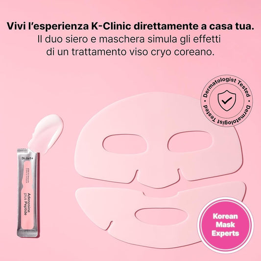 Dr,Jart+ Cryo Rubber Firming Hydrogel Mask Kit With Adenosine - Maschera Idrogel Rassodante Con Adenosina