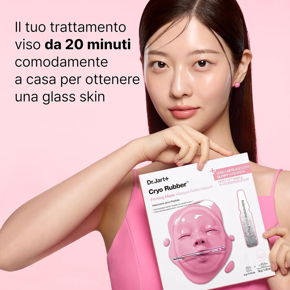 Dr,Jart+ Cryo Rubber Firming Hydrogel Mask Kit With Adenosine - Maschera Idrogel Rassodante Con Adenosina