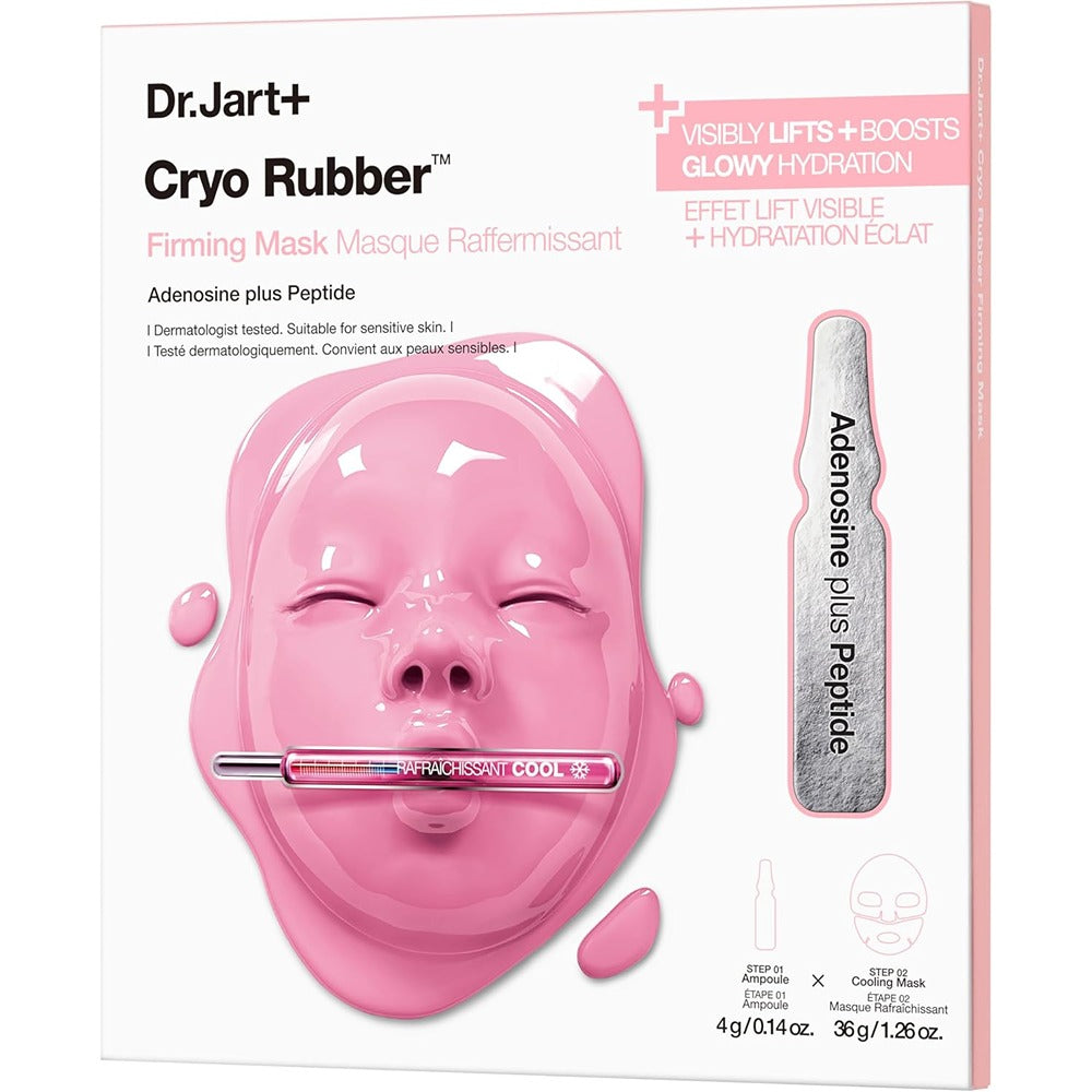 Dr,Jart+ Cryo Rubber Firming Hydrogel Mask Kit With Adenosine - Maschera Idrogel Rassodante Con Adenosina