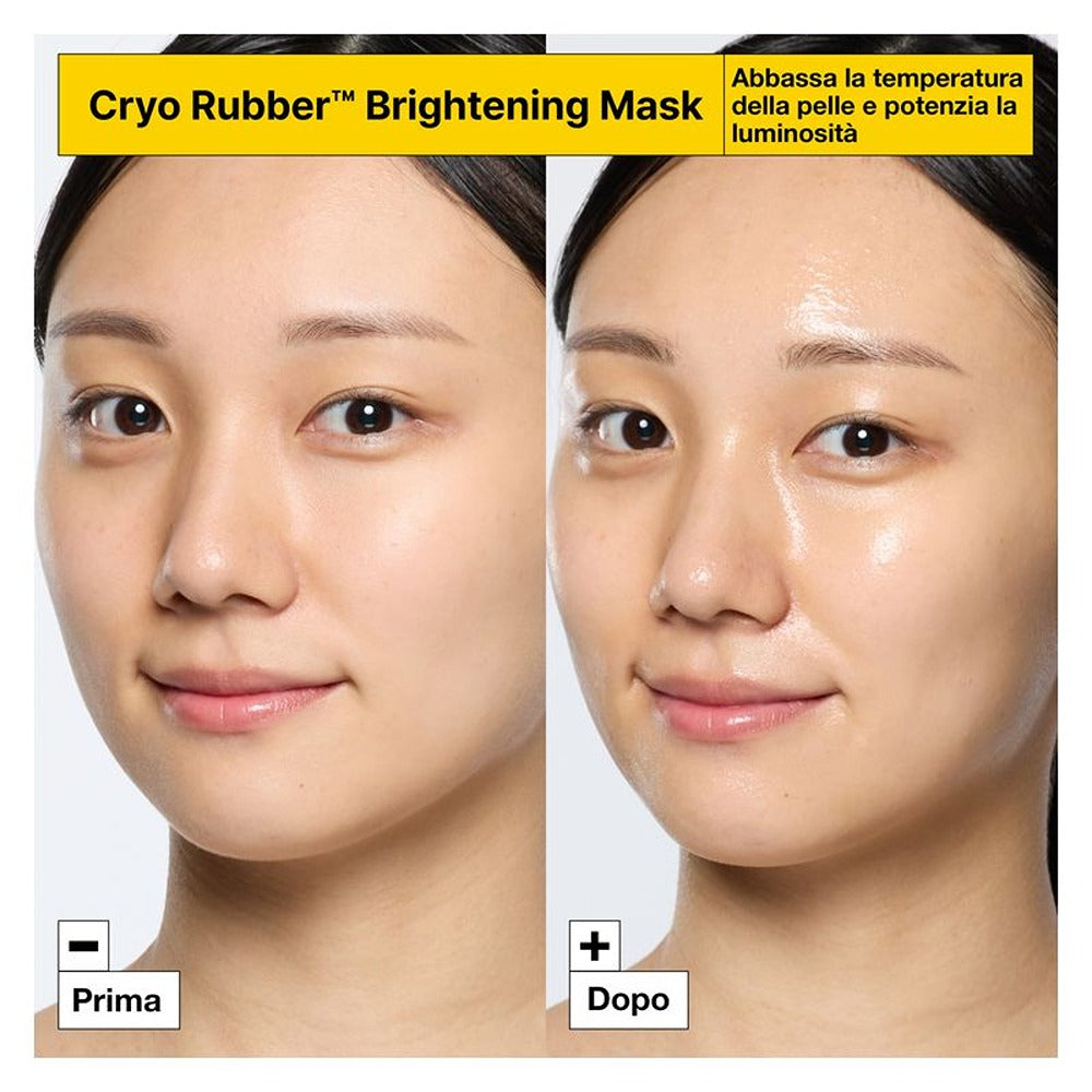Dr.Jart+ Cryo Rubber Brightening Hydrogel Mask with Niacinamide - Maschera Idrogel Illuminante Con Niacinamide