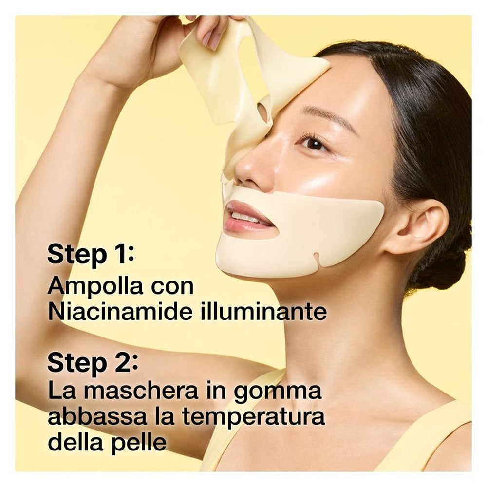 Dr.Jart+ Cryo Rubber Brightening Hydrogel Mask with Niacinamide - Maschera Idrogel Illuminante Con Niacinamide