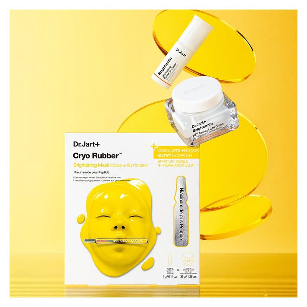 Dr.Jart+ Cryo Rubber Brightening Hydrogel Mask with Niacinamide - Maschera Idrogel Illuminante Con Niacinamide
