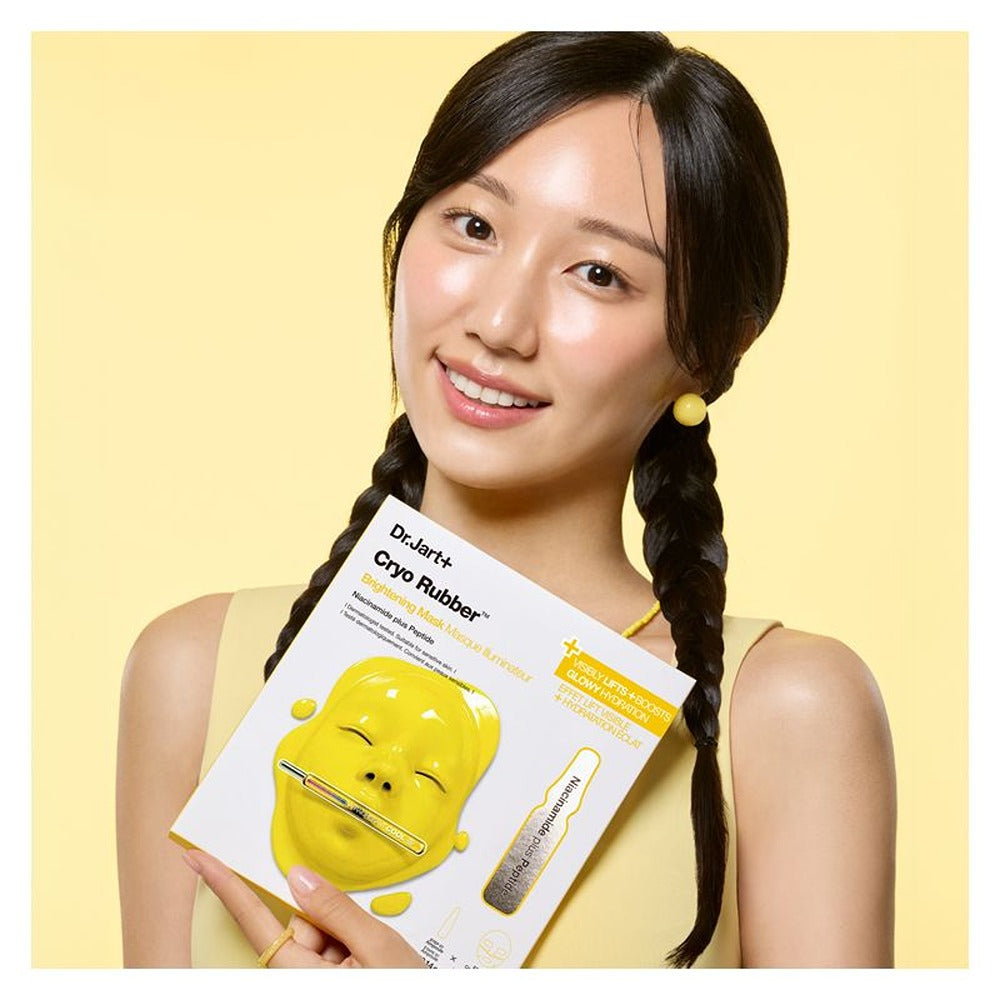 Dr.Jart+ Cryo Rubber Brightening Hydrogel Mask with Niacinamide - Maschera Idrogel Illuminante Con Niacinamide