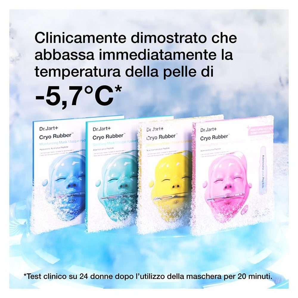 Dr.Jart+ Cryo Rubber Brightening Hydrogel Mask with Niacinamide - Maschera Idrogel Illuminante Con Niacinamide