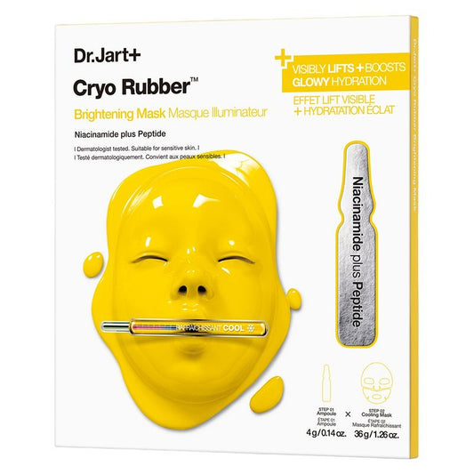Dr.Jart+ Cryo Rubber Brightening Hydrogel Mask with Niacinamide - Maschera Idrogel Illuminante Con Niacinamide