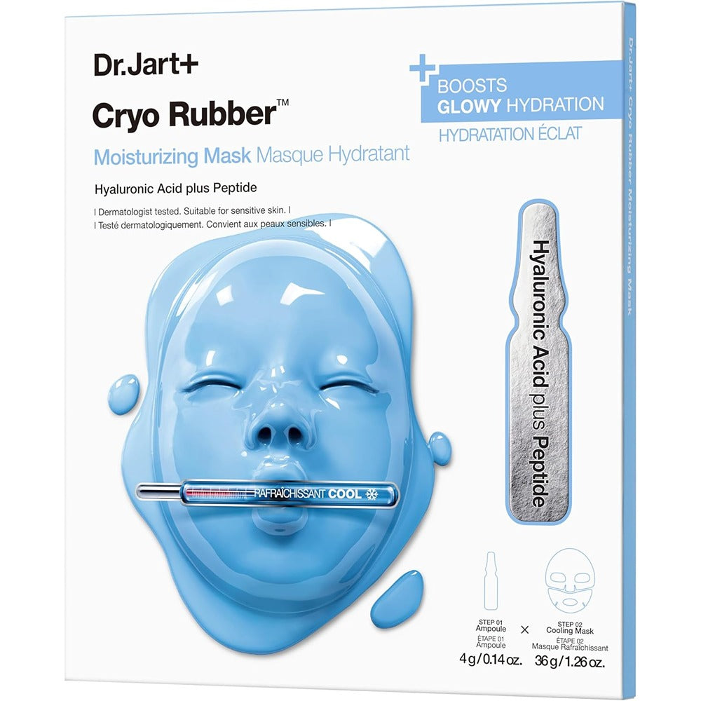 Dr.Jart+ Cryo Rubber Moisturizing Hydrogel Mask With Hyaluronic Acid - Maschera Idrogel Idratante Con Acido Ialuronico