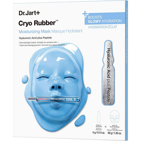 Dr.Jart+ Cryo Rubber Moisturizing Hydrogel Mask With Hyaluronic Acid - Maschera Idrogel Idratante Con Acido Ialuronico