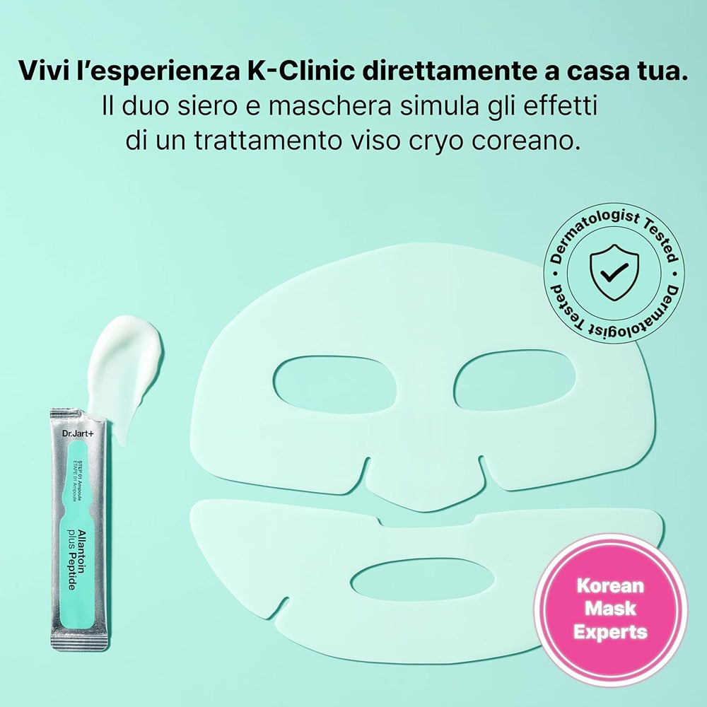 Dr.Jart+ Cryo Rubber Soothing Hydrogel Mask With Allantoin - Maschera Idrogel Lenitiva Con Allantoina