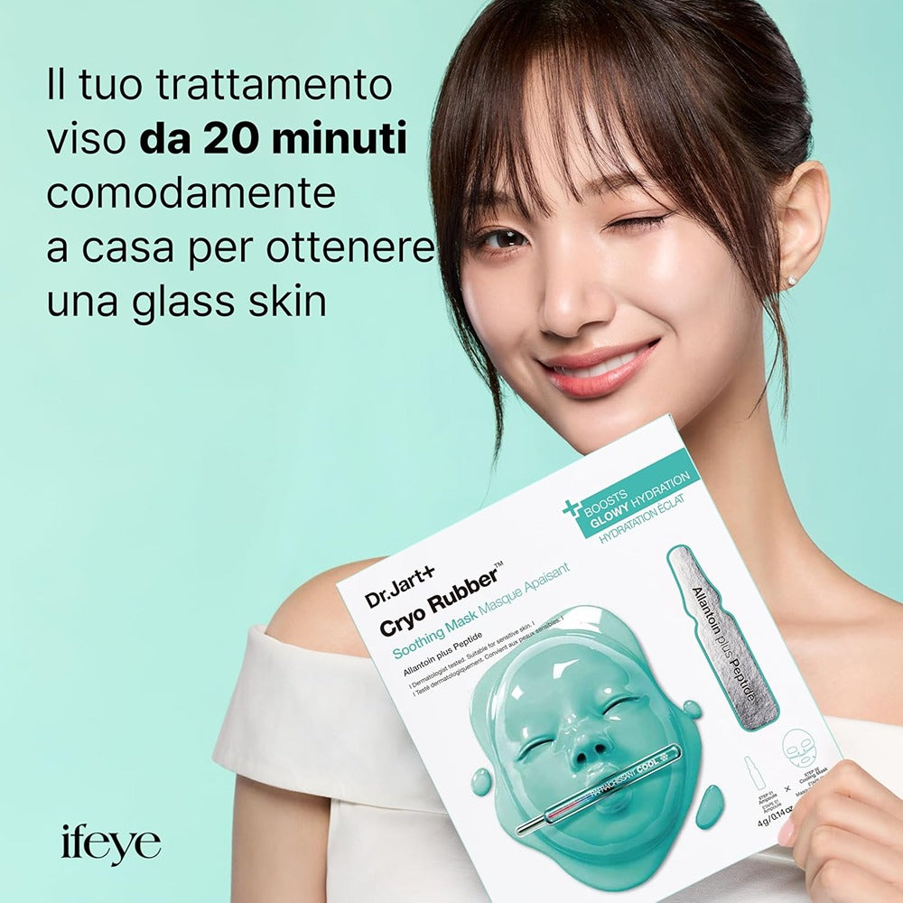 Dr.Jart+ Cryo Rubber Soothing Hydrogel Mask With Allantoin - Maschera Idrogel Lenitiva Con Allantoina