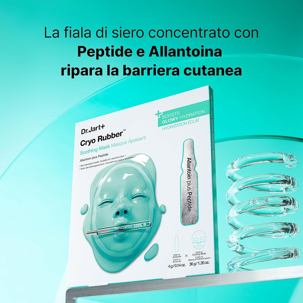 Dr.Jart+ Cryo Rubber Soothing Hydrogel Mask With Allantoin - Maschera Idrogel Lenitiva Con Allantoina
